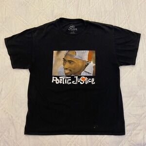 Tupac Poetic Justice Black‎ T shirt L